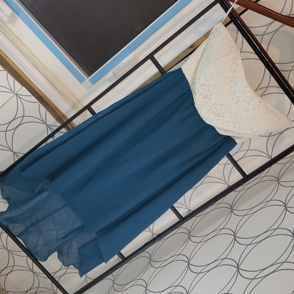 Euc strapless high low dress small - Picture 1 of 6